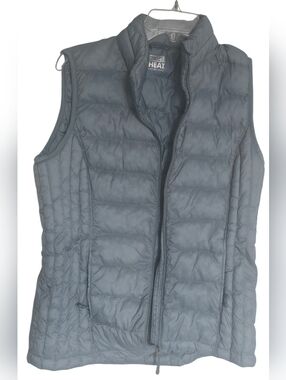 Women’s 32 Degree Heat Quilted Gray Puffer Vest Size Medium